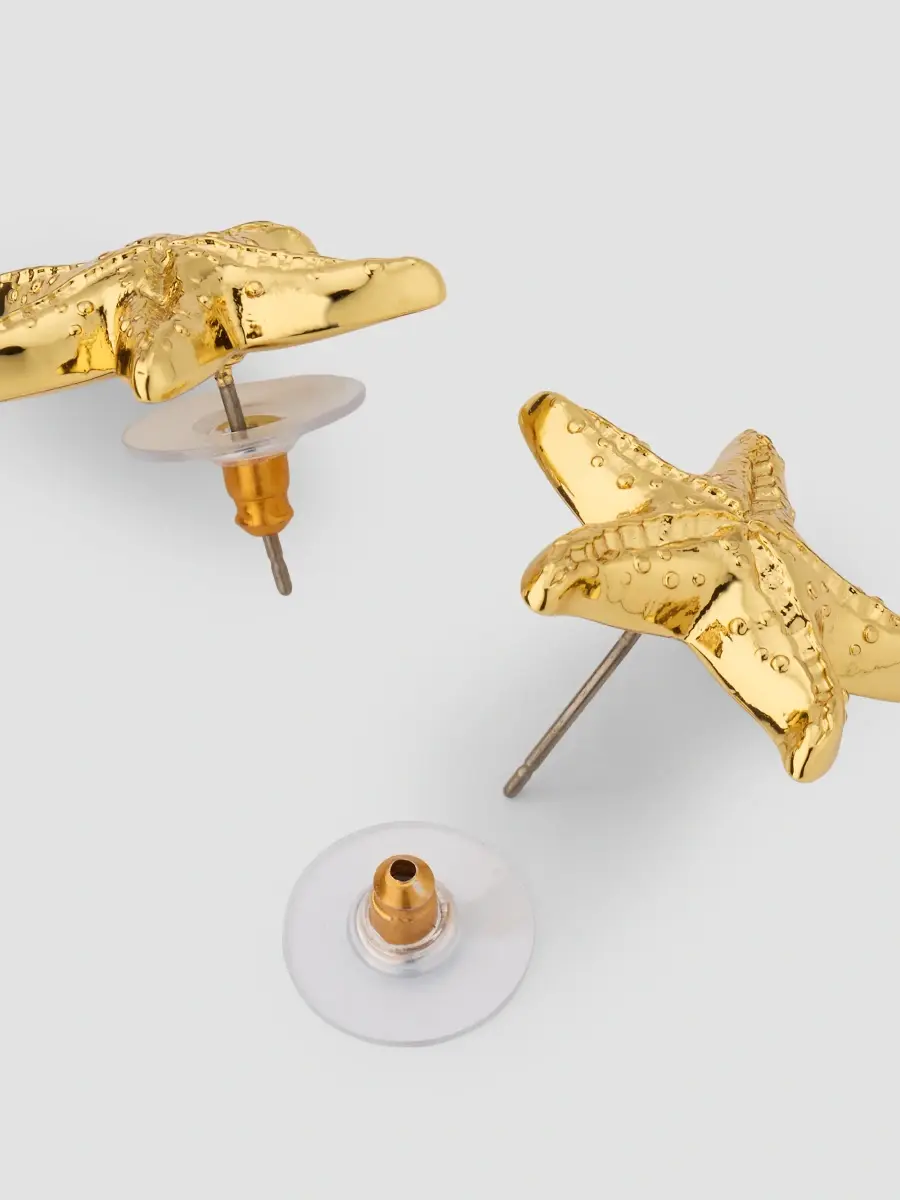 Lele Sadoughi Women's 14K-Gold-Plated Starfish Stud Earrings | Thumbnail 3 Lele Sadoughi Women's 14K-Gold-Plated Starfish Stud Earrings | Thumbnail 3