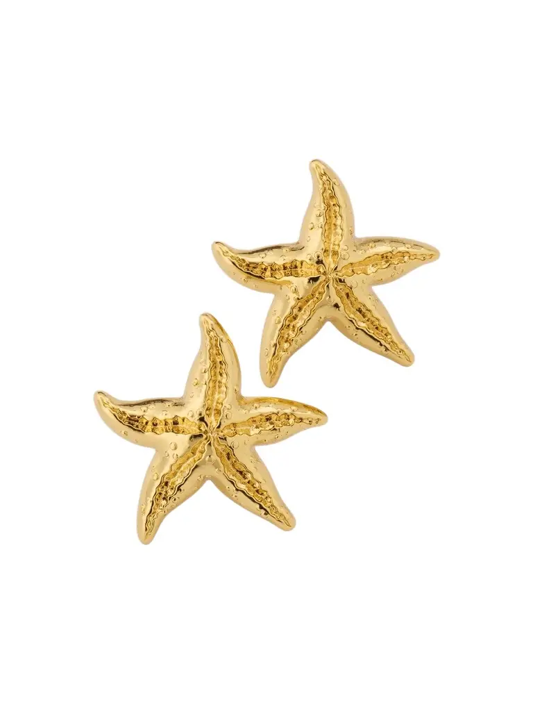 Lele Sadoughi Women's 14K-Gold-Plated Starfish Stud Earrings