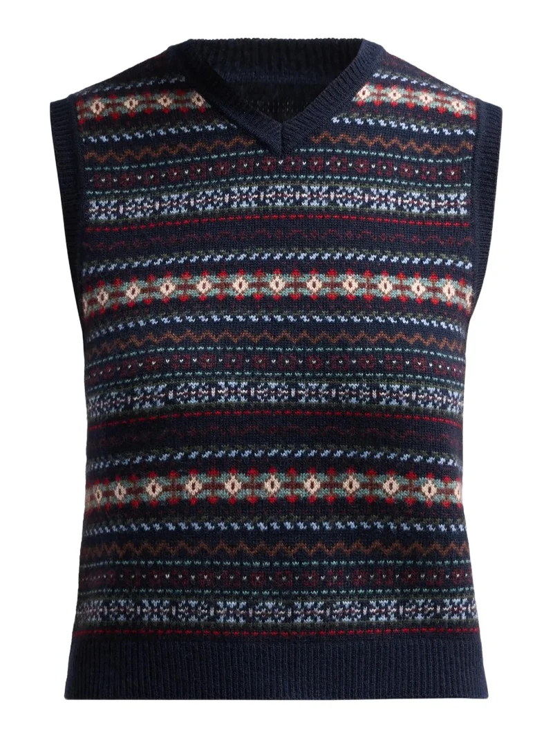 DÔEN Women's Vincent Wool-Cashmere Sweater Vest