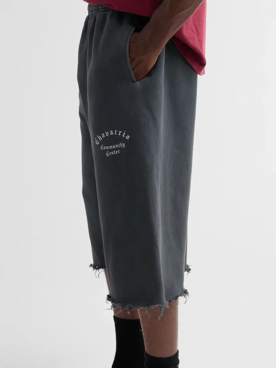 Willy Chavarria Men's Oversized Chavarria Community Center Shorts | Thumbnail 5 Willy Chavarria Men's Oversized Chavarria Community Center Shorts | Thumbnail 5