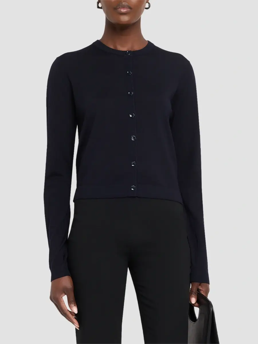 Jason Wu Women's Washed Merino Wool Cardigan | Thumbnail 4 Jason Wu Women's Washed Merino Wool Cardigan | Thumbnail 4