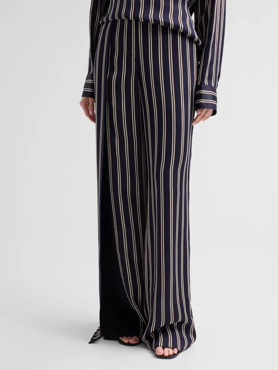 Jason Wu Collection Women's Striped Wide-Leg Trousers | Thumbnail 4 Jason Wu Collection Women's Striped Wide-Leg Trousers | Thumbnail 4