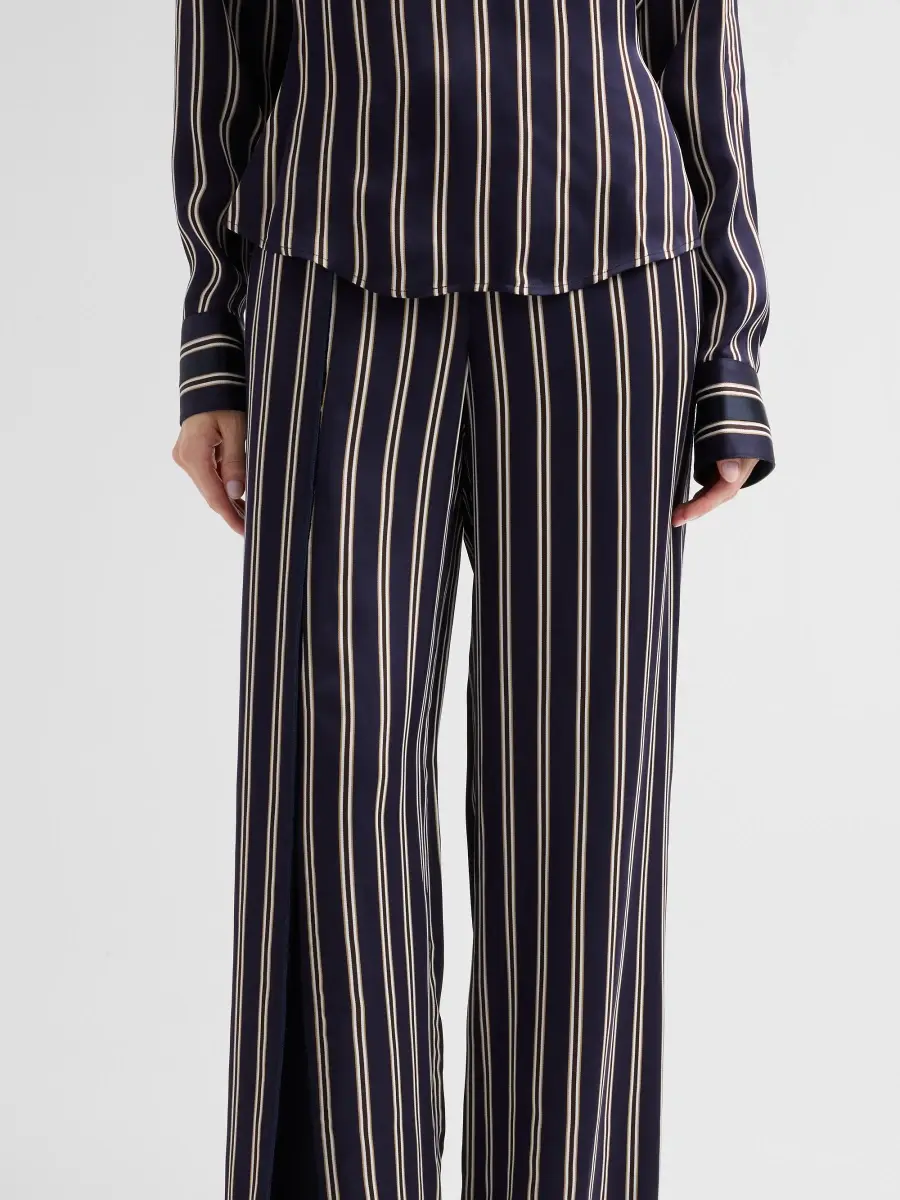 Jason Wu Collection Women's Striped Wide-Leg Trousers | Thumbnail 5 Jason Wu Collection Women's Striped Wide-Leg Trousers | Thumbnail 5