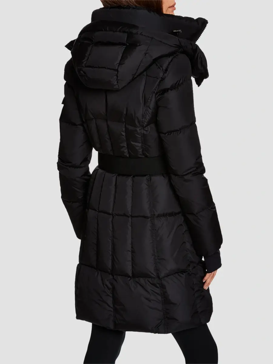 Sam. SAM. Women's Noho Hooded Belted Down Coat | Thumbnail 2