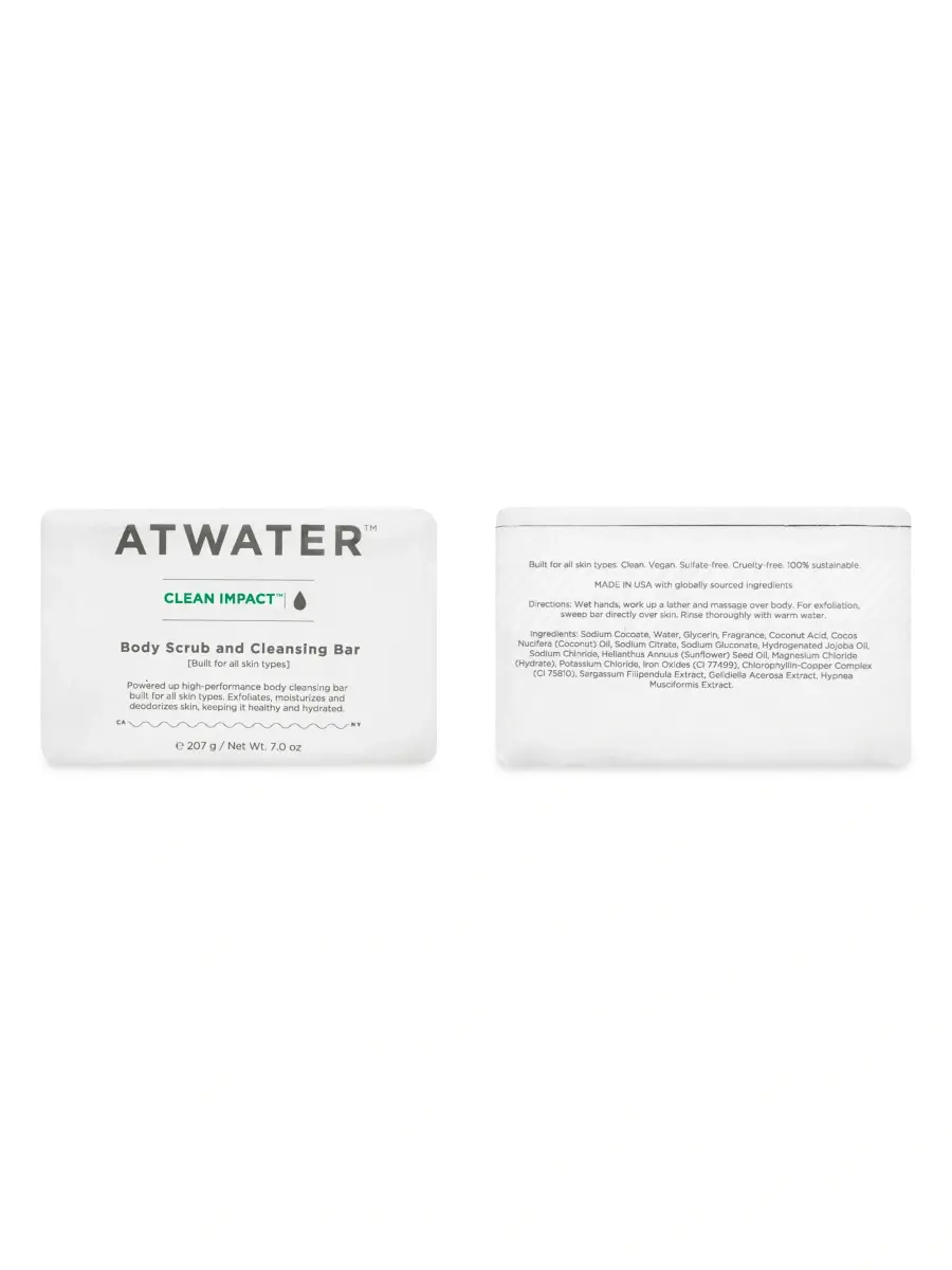 Atwater Clean Impact Body Scrub & Cleansing Bar | Thumbnail 3