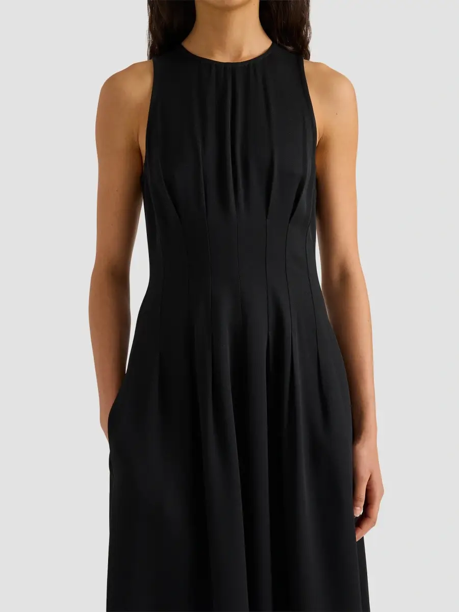 Proenza Schouler White Label Women's Bronwyn Pleated Midi Dress | Thumbnail 4