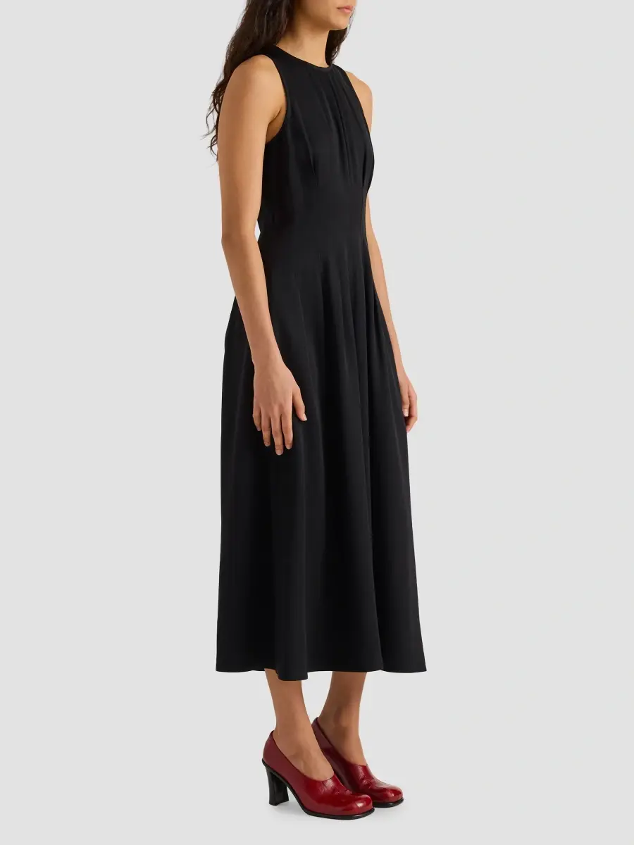 Proenza Schouler White Label Women's Bronwyn Pleated Midi Dress | Thumbnail 5