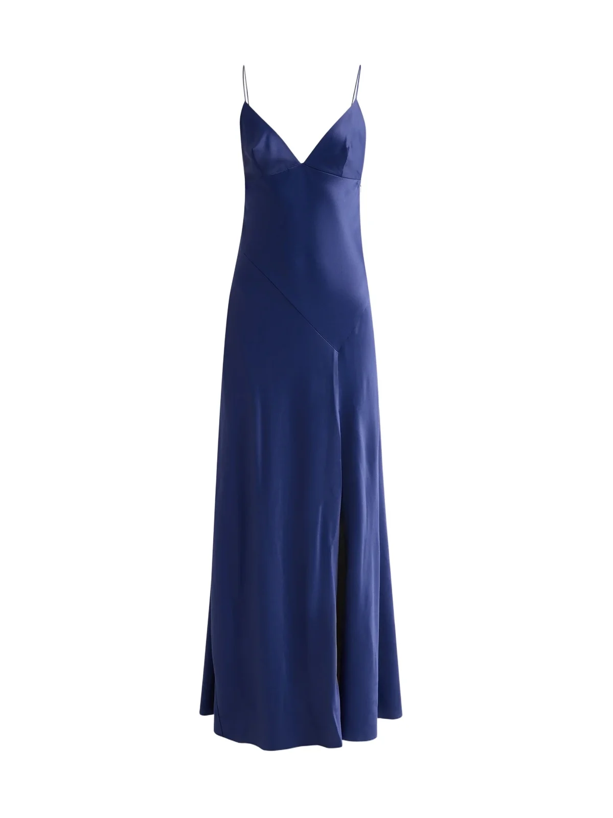Alberta Ferretti Women's Enver Satin V-Neck Gown