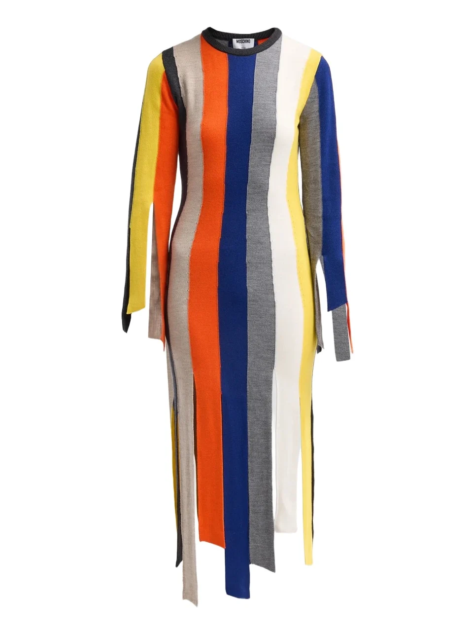 MOSCHINO Women's Striped Merino Wool Sweaterdress