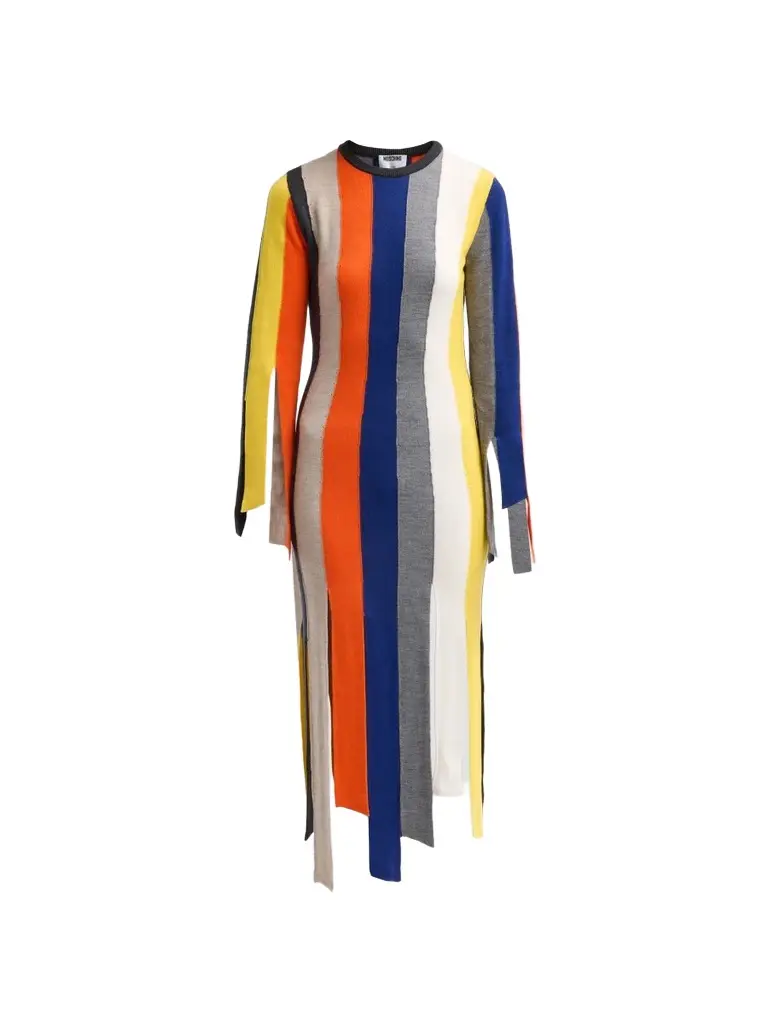 Women's Striped Merino Wool Sweaterdress Women's Striped Merino Wool Sweaterdress