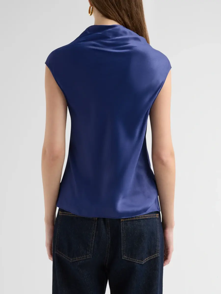 Alberta Ferretti Women's Enver Satin Blouse | Thumbnail 3