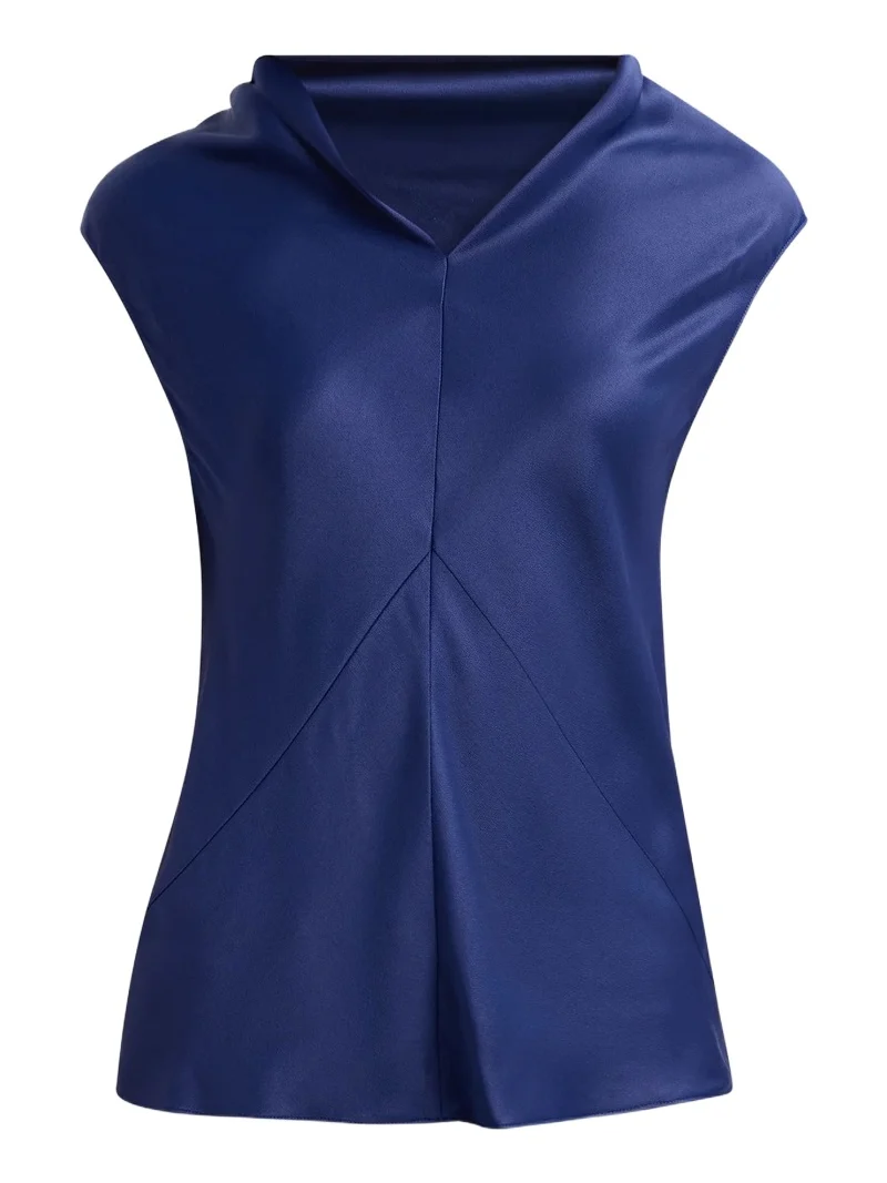 Alberta Ferretti Women's Enver Satin Blouse