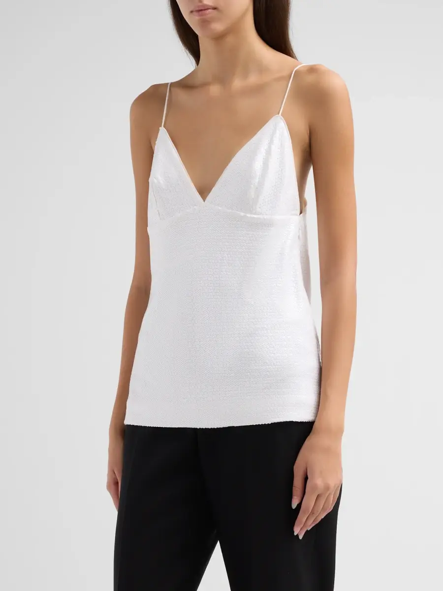 Alberta Ferretti Women's Sequin Jersey Top | Thumbnail 4 Alberta Ferretti Women's Sequin Jersey Top | Thumbnail 4
