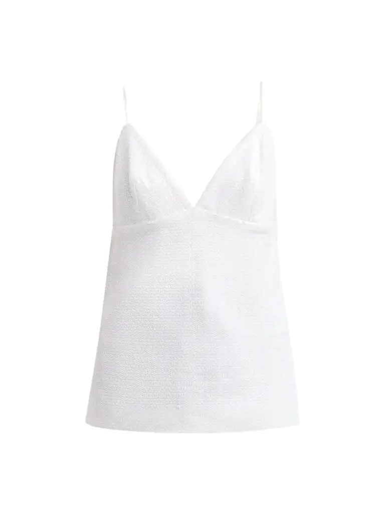 Alberta Ferretti Women's Sequin Jersey Top