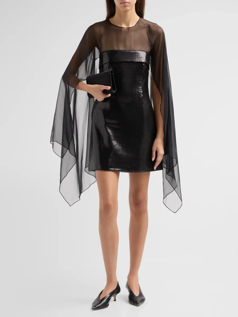 Alberta Ferretti Women's Tulle Sequin Mini Dress | Thumbnail 2 Alberta Ferretti Women's Tulle Sequin Mini Dress | Thumbnail 2