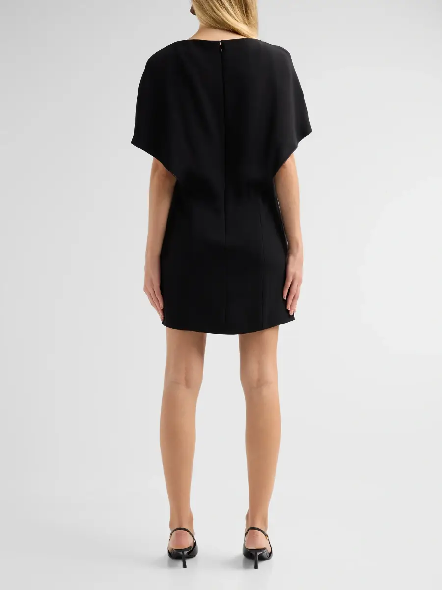 Alberta Ferretti Women's Cape Crepe Mini Dress | Thumbnail 3