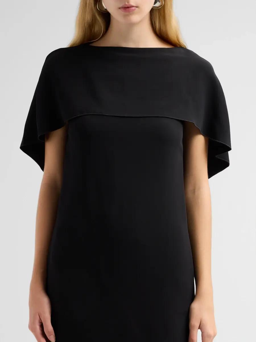 Alberta Ferretti Women's Cape Crepe Mini Dress | Thumbnail 5