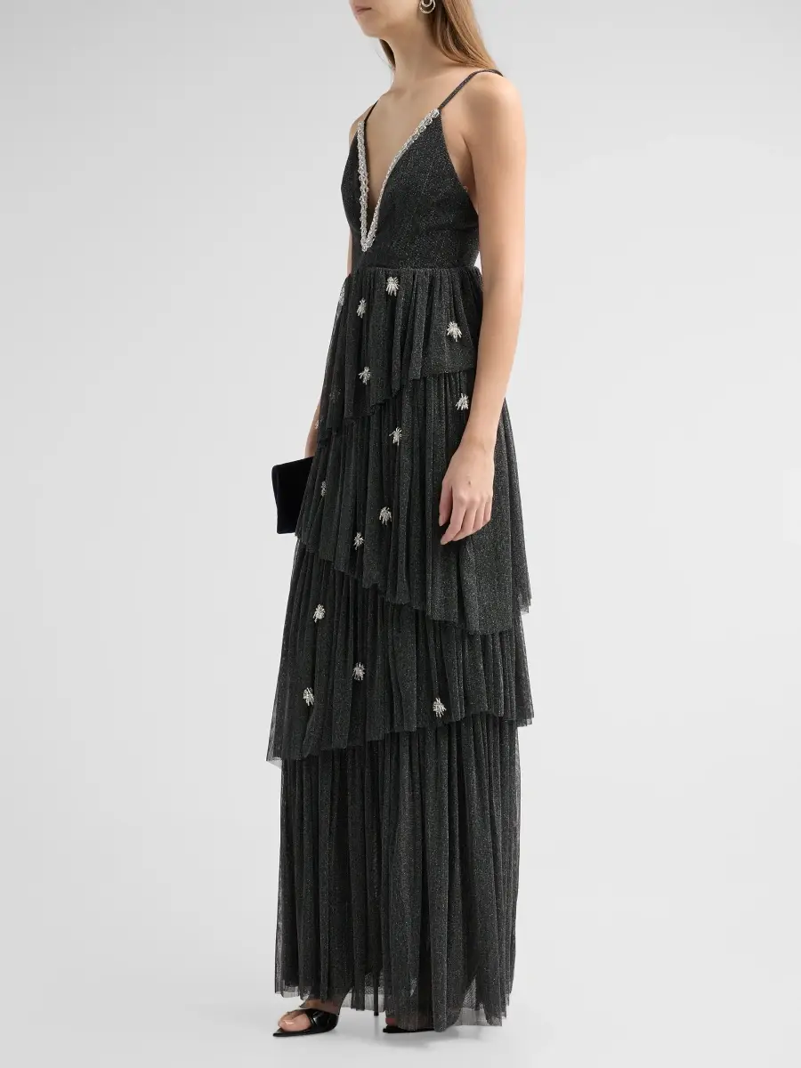 PatBo Women's Thereza Beaded Tulle Gown | Thumbnail 4 PatBo Women's Thereza Beaded Tulle Gown | Thumbnail 4