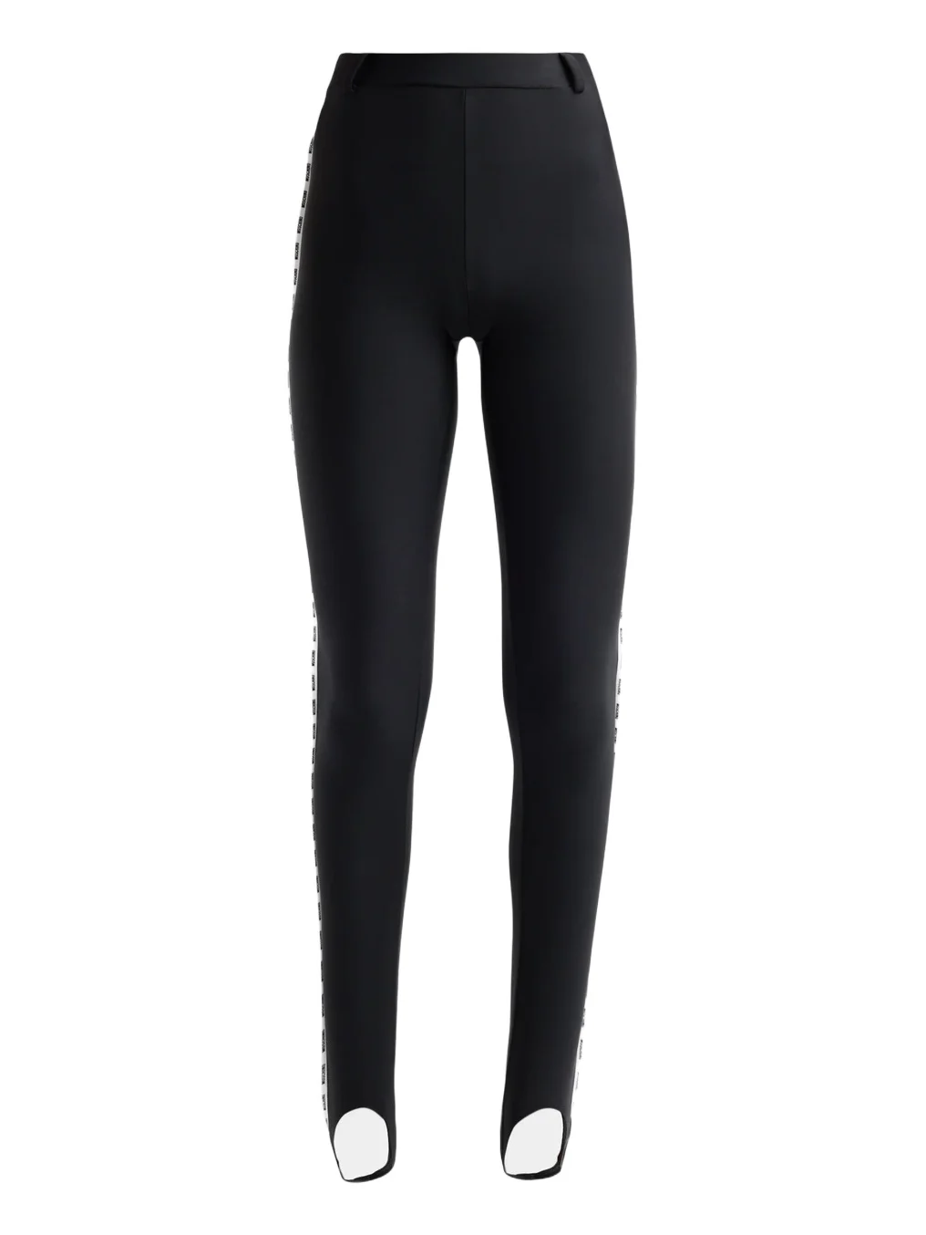 MOSCHINO Women's Logo Tape Stirrup Leggings