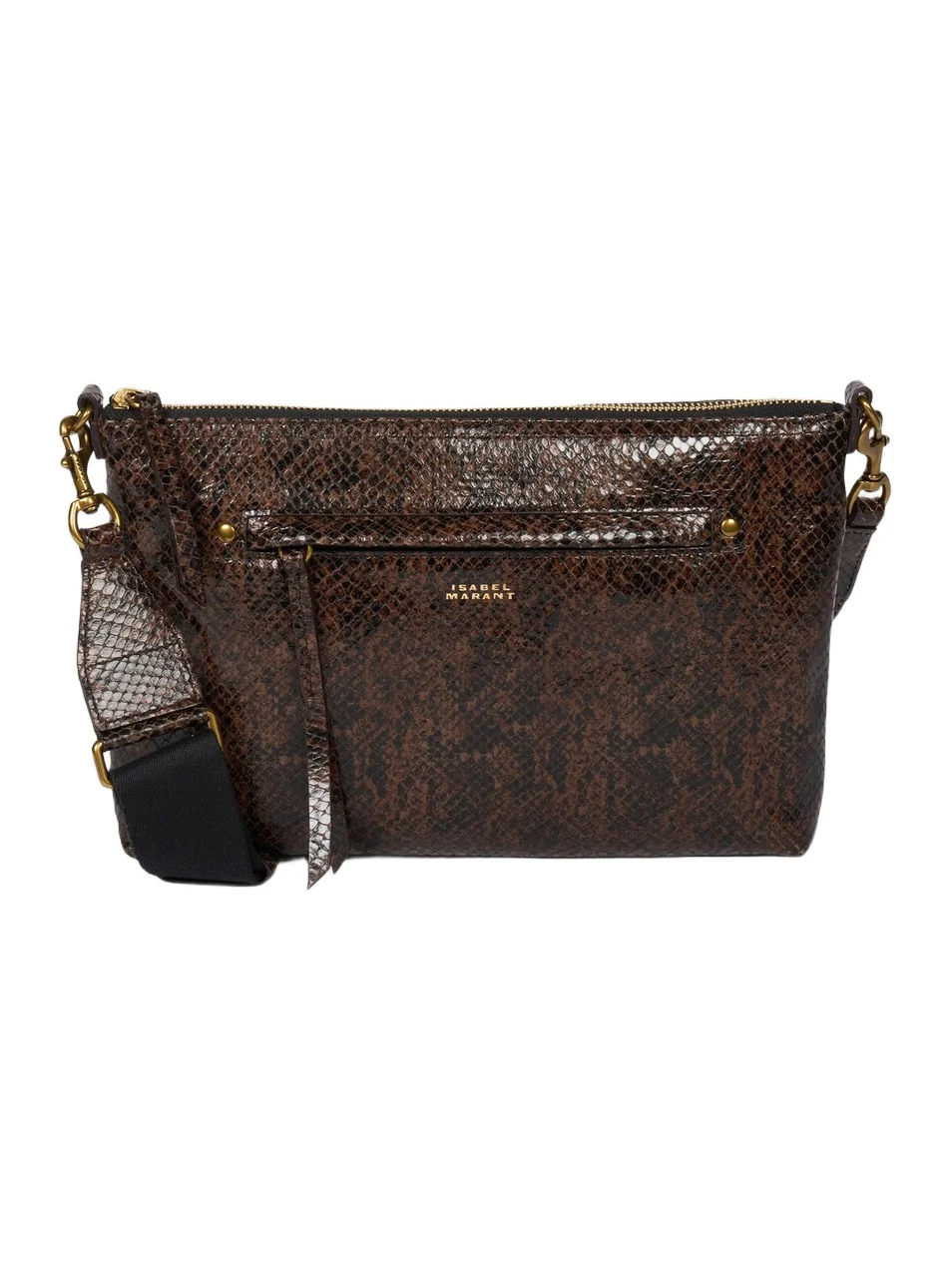 Women's Nessah Python-Embossed Leather Shoulder Bag Women's Nessah Python-Embossed Leather Shoulder Bag