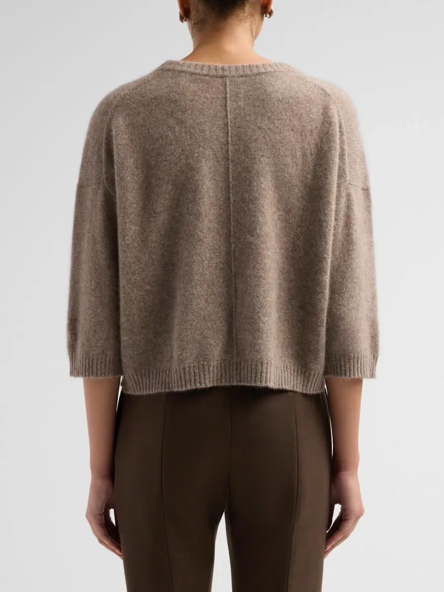 Loulou de Saison Women's Azali Knit Crewneck Sweater | Thumbnail 3 Loulou de Saison Women's Azali Knit Crewneck Sweater | Thumbnail 3