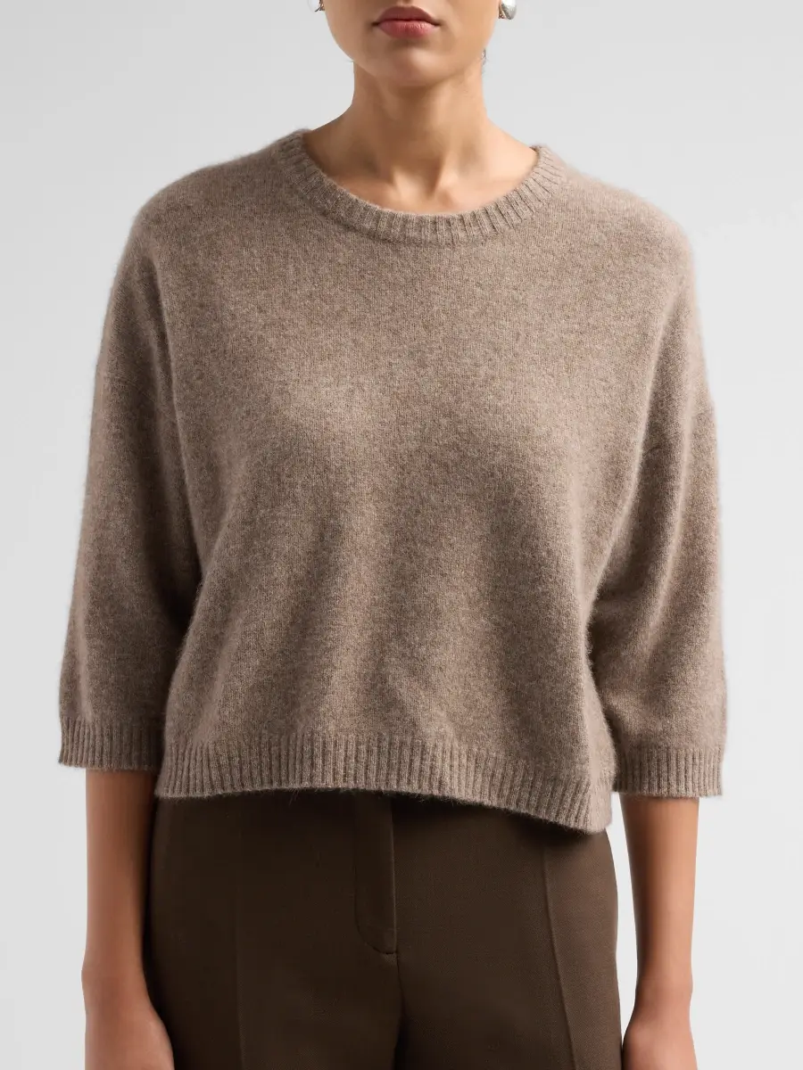 Loulou de Saison Women's Azali Knit Crewneck Sweater | Thumbnail 5 Loulou de Saison Women's Azali Knit Crewneck Sweater | Thumbnail 5