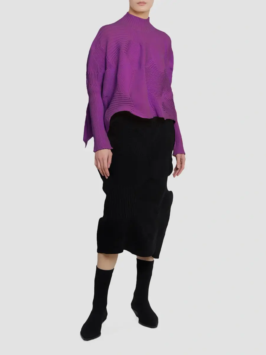 Issey Miyake Women's Kone Kone Rib-Knit Sweater | Thumbnail 2 Issey Miyake Women's Kone Kone Rib-Knit Sweater | Thumbnail 2