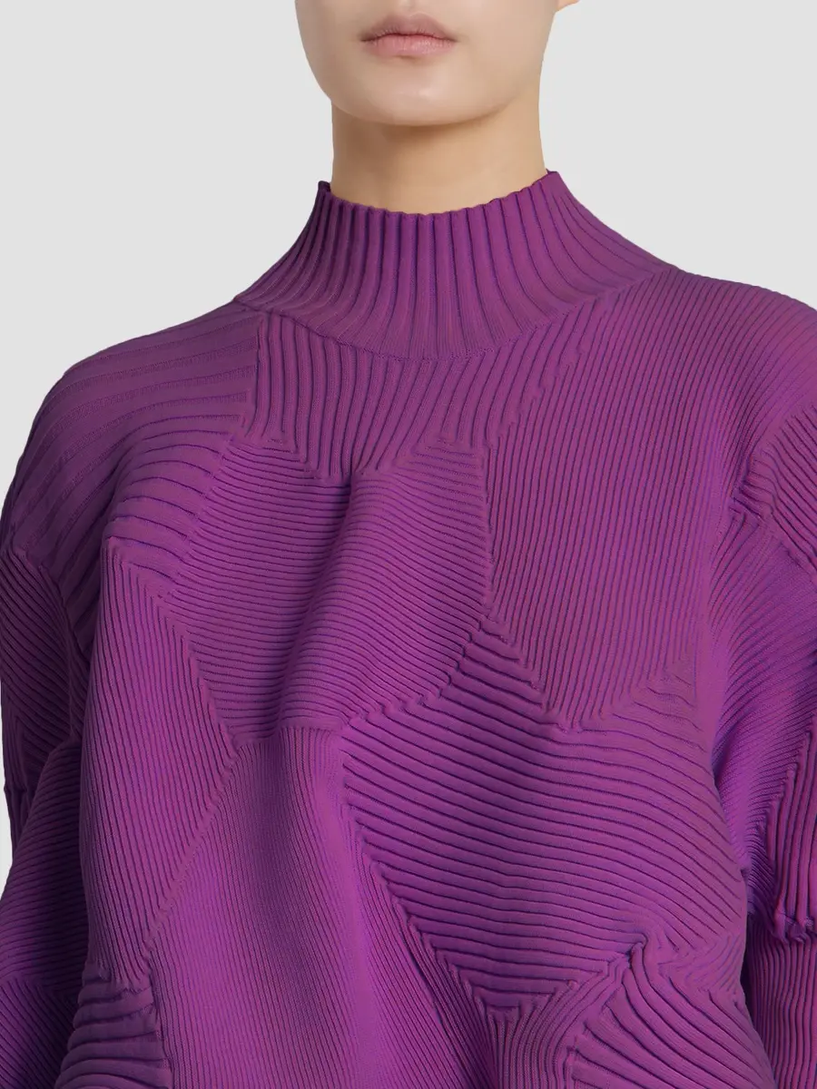 Issey Miyake Women's Kone Kone Rib-Knit Sweater | Thumbnail 5 Issey Miyake Women's Kone Kone Rib-Knit Sweater | Thumbnail 5