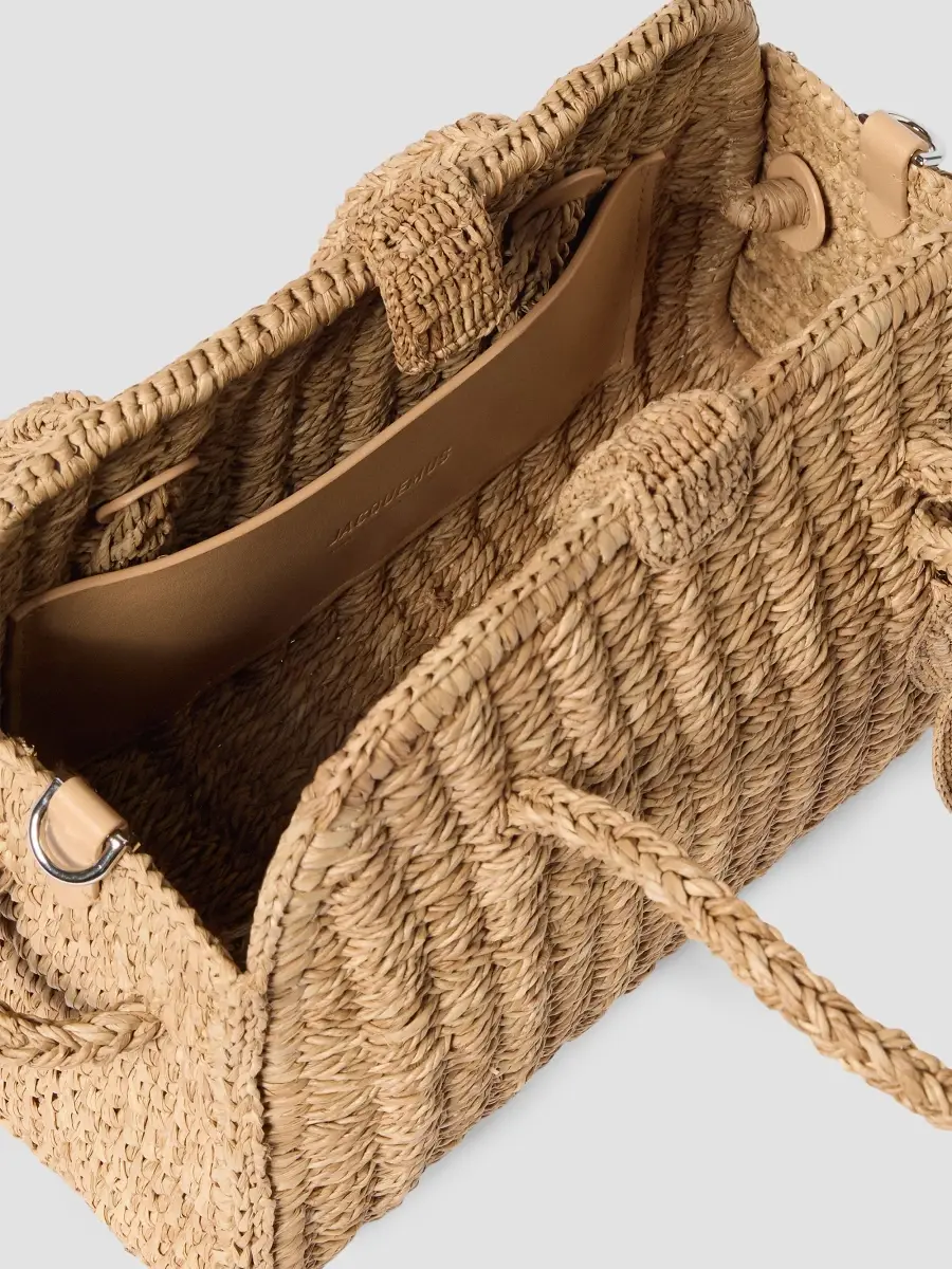 Jacquemus Women's Le Petit Turismo Raffia Bowler | Thumbnail 2 Jacquemus Women's Le Petit Turismo Raffia Bowler | Thumbnail 2
