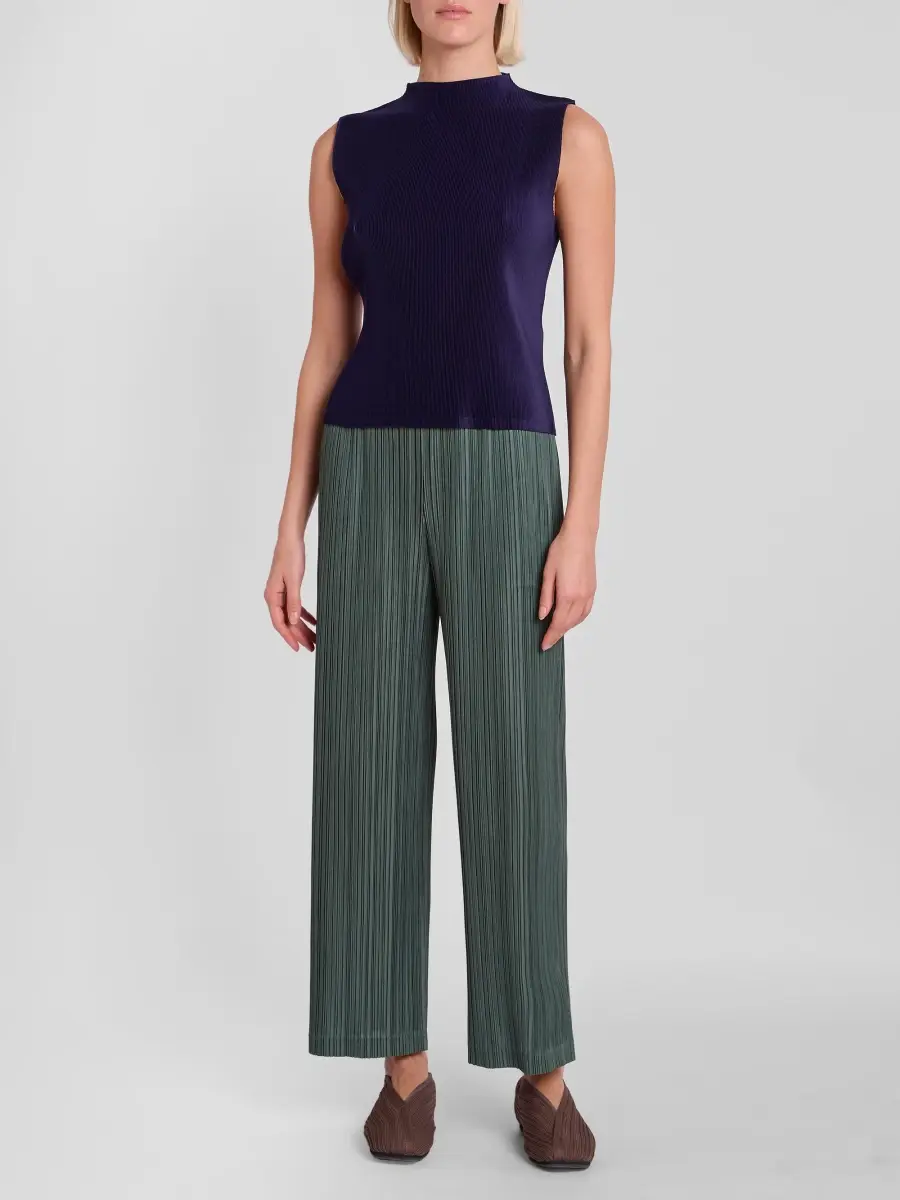 Pleats Please Issey Miyake Women's Mist September Sleeveless Top | Thumbnail 2 Pleats Please Issey Miyake Women's Mist September Sleeveless Top | Thumbnail 2