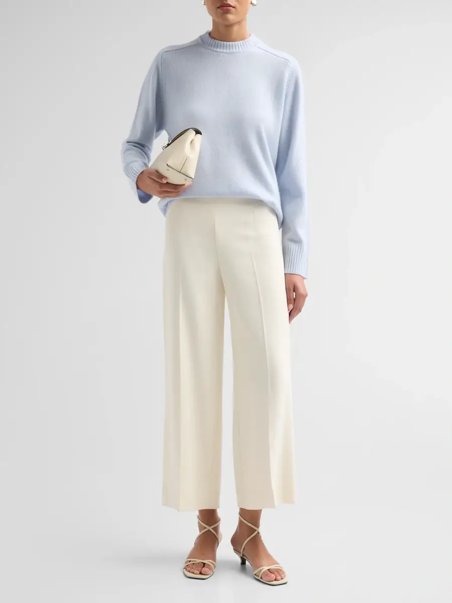 Loulou de Saison Women's Baltra Cashmere Crewneck Sweater | Thumbnail 2 Loulou de Saison Women's Baltra Cashmere Crewneck Sweater | Thumbnail 2