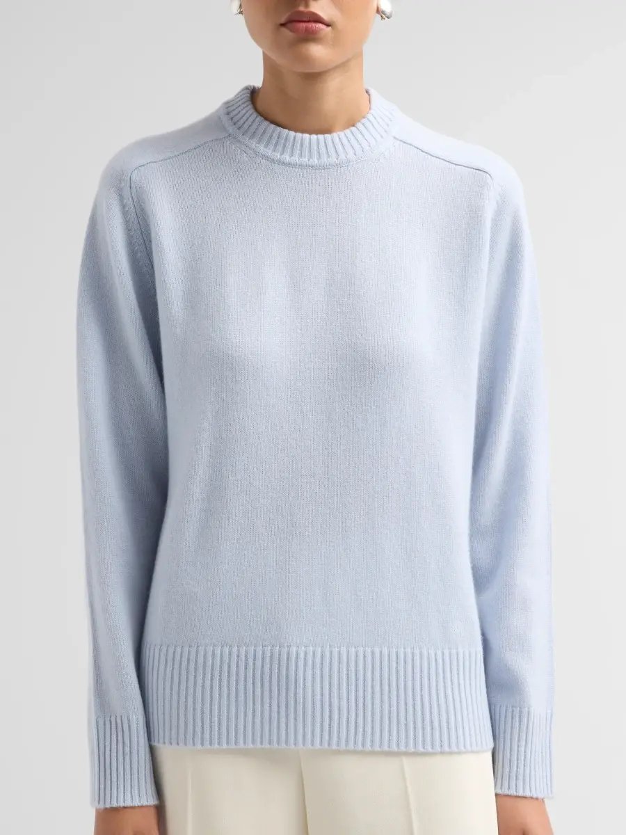 Loulou de Saison Women's Baltra Cashmere Crewneck Sweater | Thumbnail 5 Loulou de Saison Women's Baltra Cashmere Crewneck Sweater | Thumbnail 5