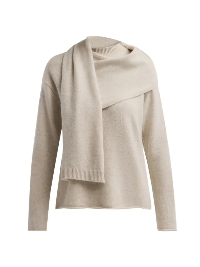 Women's Frances Cashmere Wrap Scarf Sweater