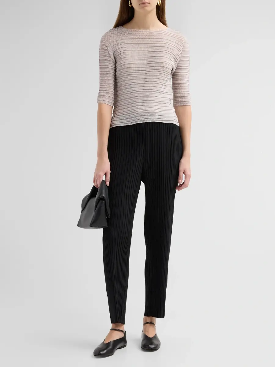 Issey Miyake Women's Jiggly Pleated Top | Thumbnail 2