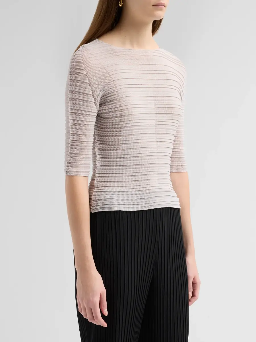 Issey Miyake Women's Jiggly Pleated Top | Thumbnail 4