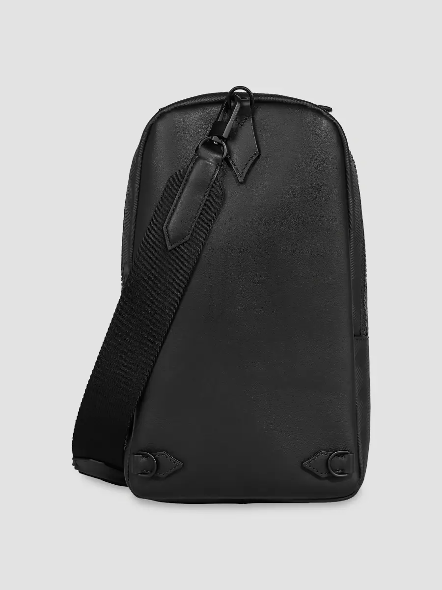 Montblanc Men's Companion Medium Leather Crossbody Bag | Thumbnail 2 Montblanc Men's Companion Medium Leather Crossbody Bag | Thumbnail 2