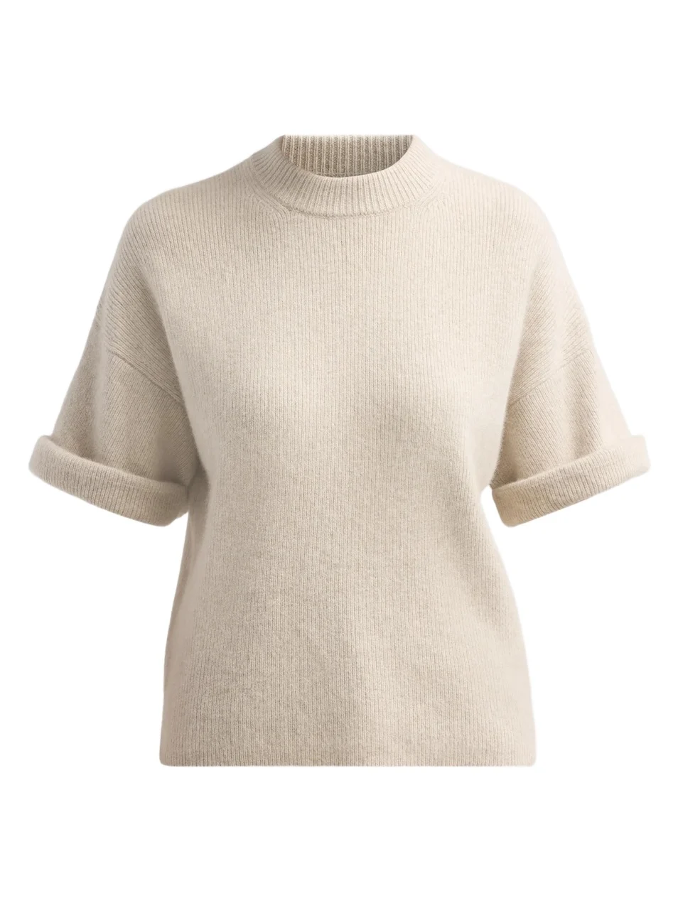 Women's Tamia Knit Rolled-Sleeve Sweater Women's Tamia Knit Rolled-Sleeve Sweater
