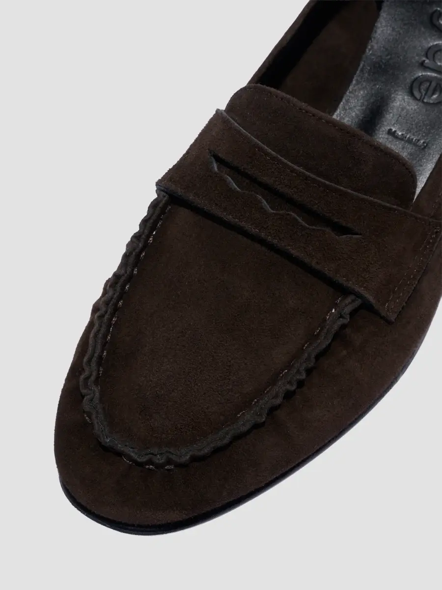 aeyde Women's Aldous 40MM Suede Penny Loafers | Thumbnail 4 aeyde Women's Aldous 40MM Suede Penny Loafers | Thumbnail 4
