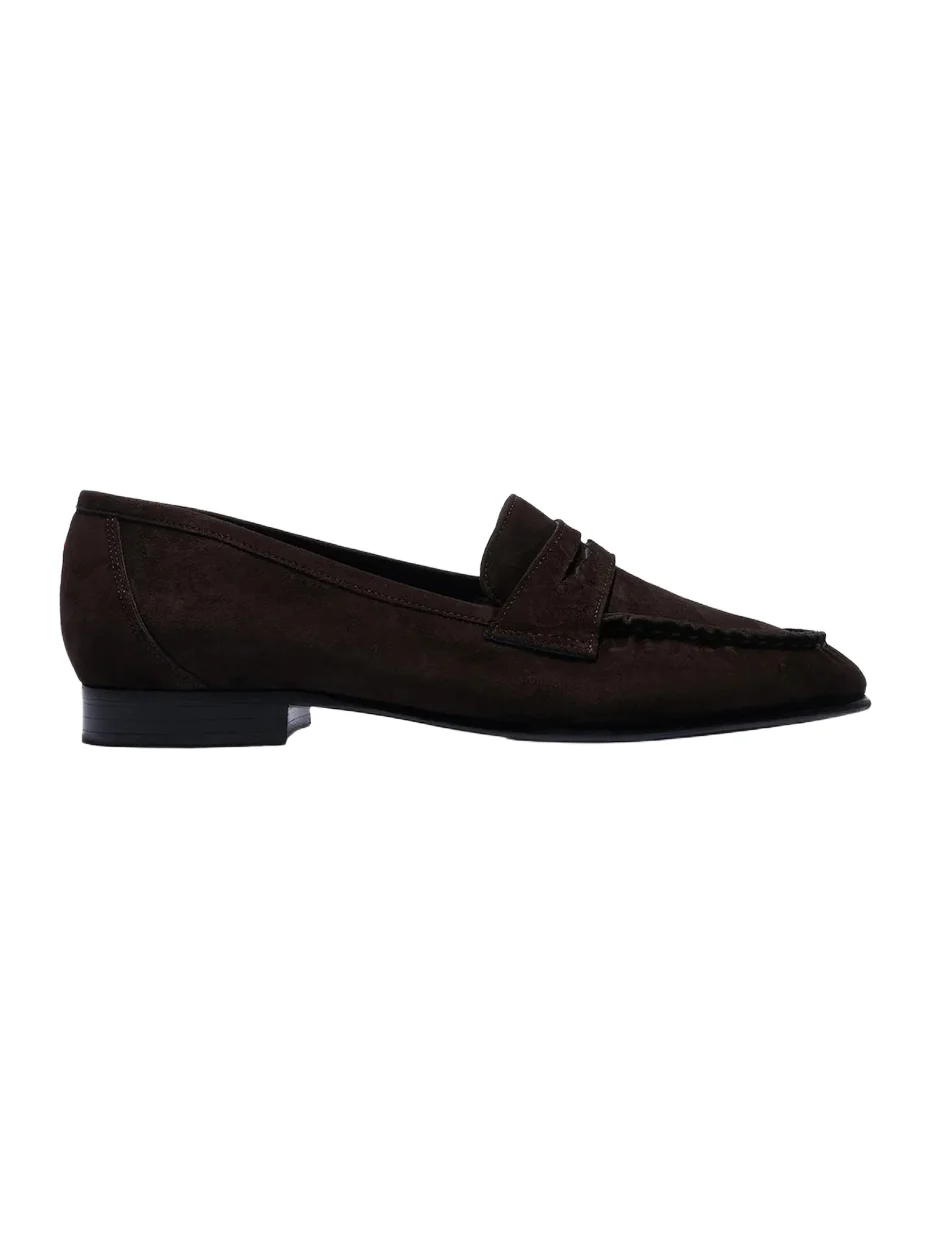 Women's Aldous 40MM Suede Penny Loafers Women's Aldous 40MM Suede Penny Loafers