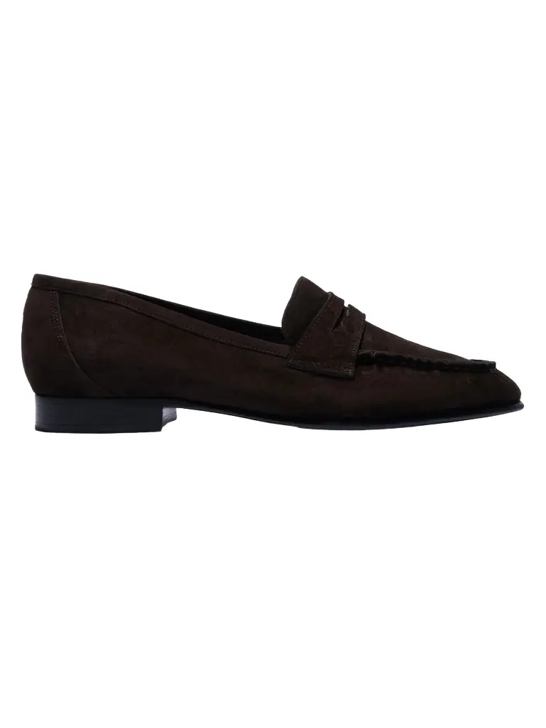 aeyde Women's Aldous 40MM Suede Penny Loafers