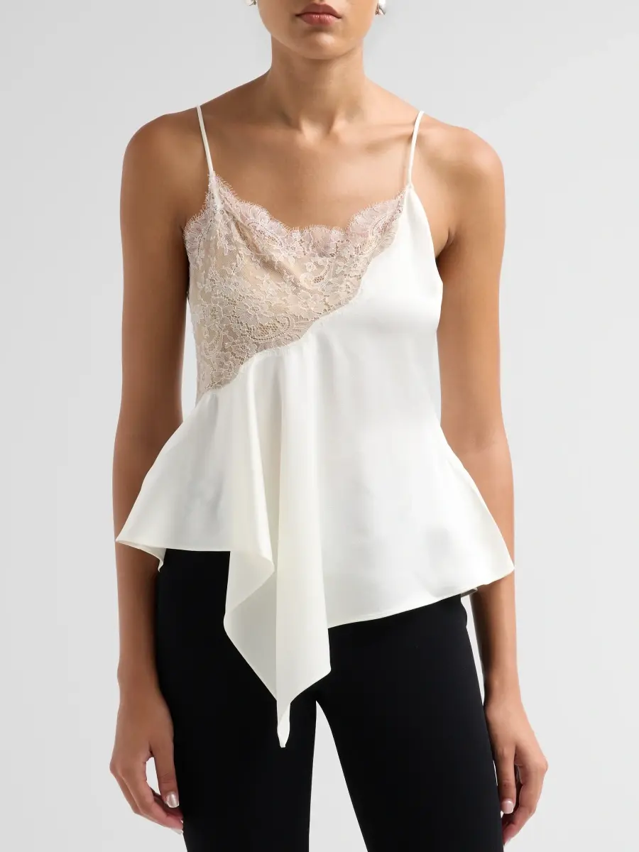 Stella McCartney Women's Lace-Trimmed Cami | Thumbnail 5 Stella McCartney Women's Lace-Trimmed Cami | Thumbnail 5