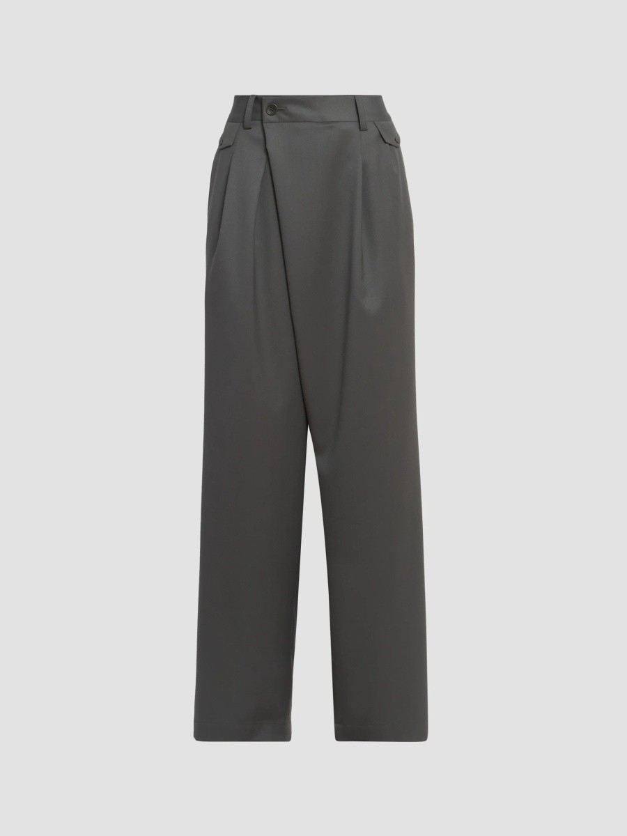 Issey Miyake Women's Lustrous Wool Pants | Thumbnail 1 Issey Miyake Women's Lustrous Wool Pants | Thumbnail 1