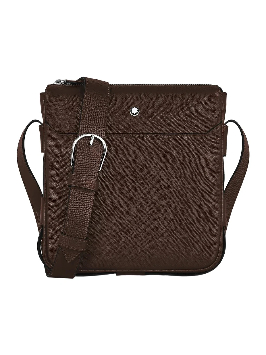 Montblanc Men's Leather Messenger Bag