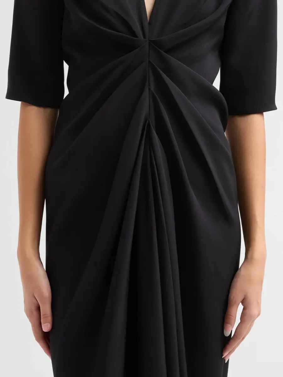Loulou de Saison Women's Willa Silk Zip-Front Dress | Thumbnail 5 Loulou de Saison Women's Willa Silk Zip-Front Dress | Thumbnail 5