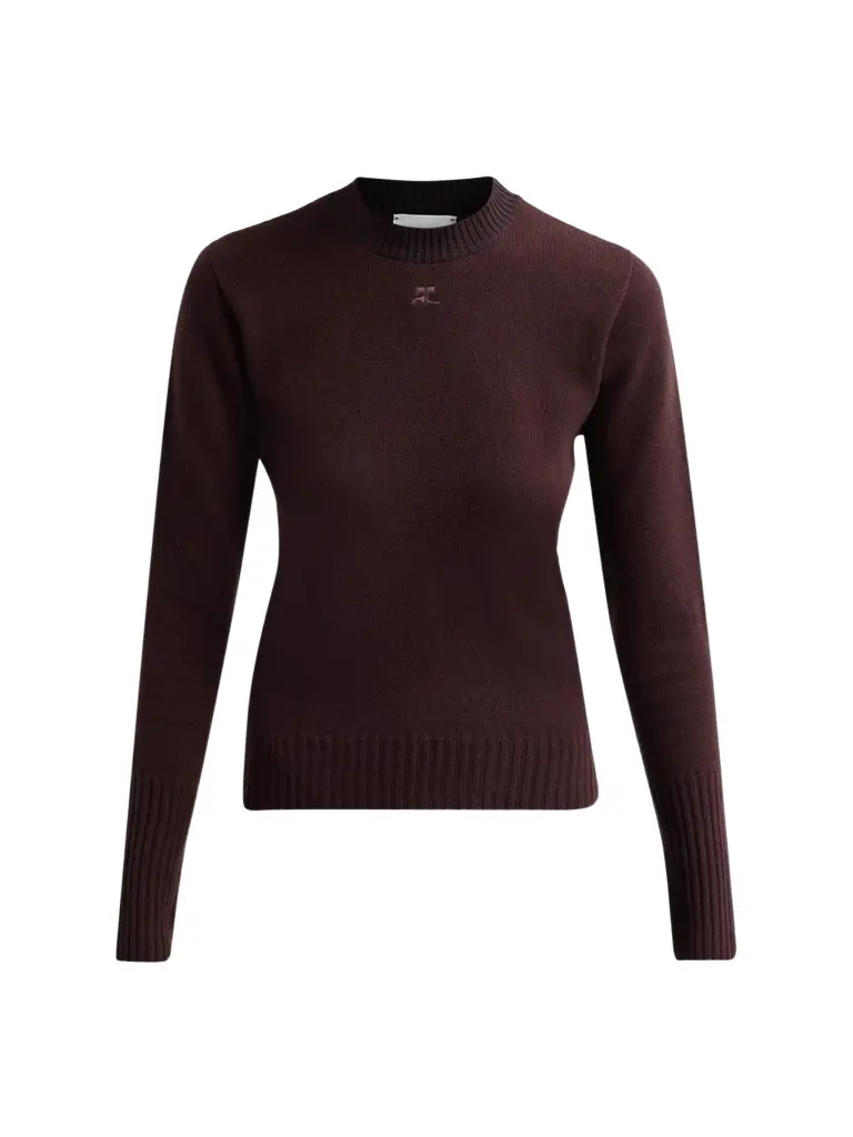 Women's Fitted Wool Crewneck Sweater Women's Fitted Wool Crewneck Sweater