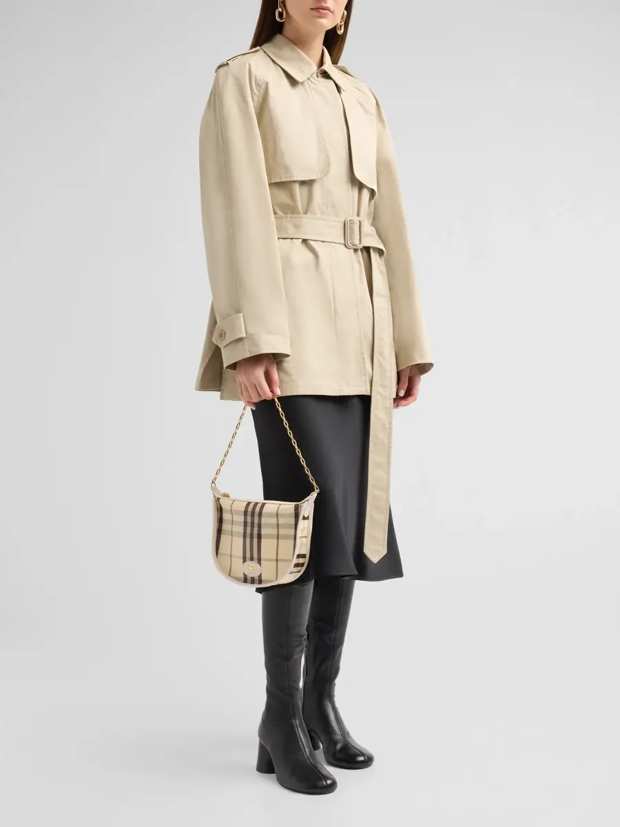Burberry Women's Check Shoulder Bag | Thumbnail 5