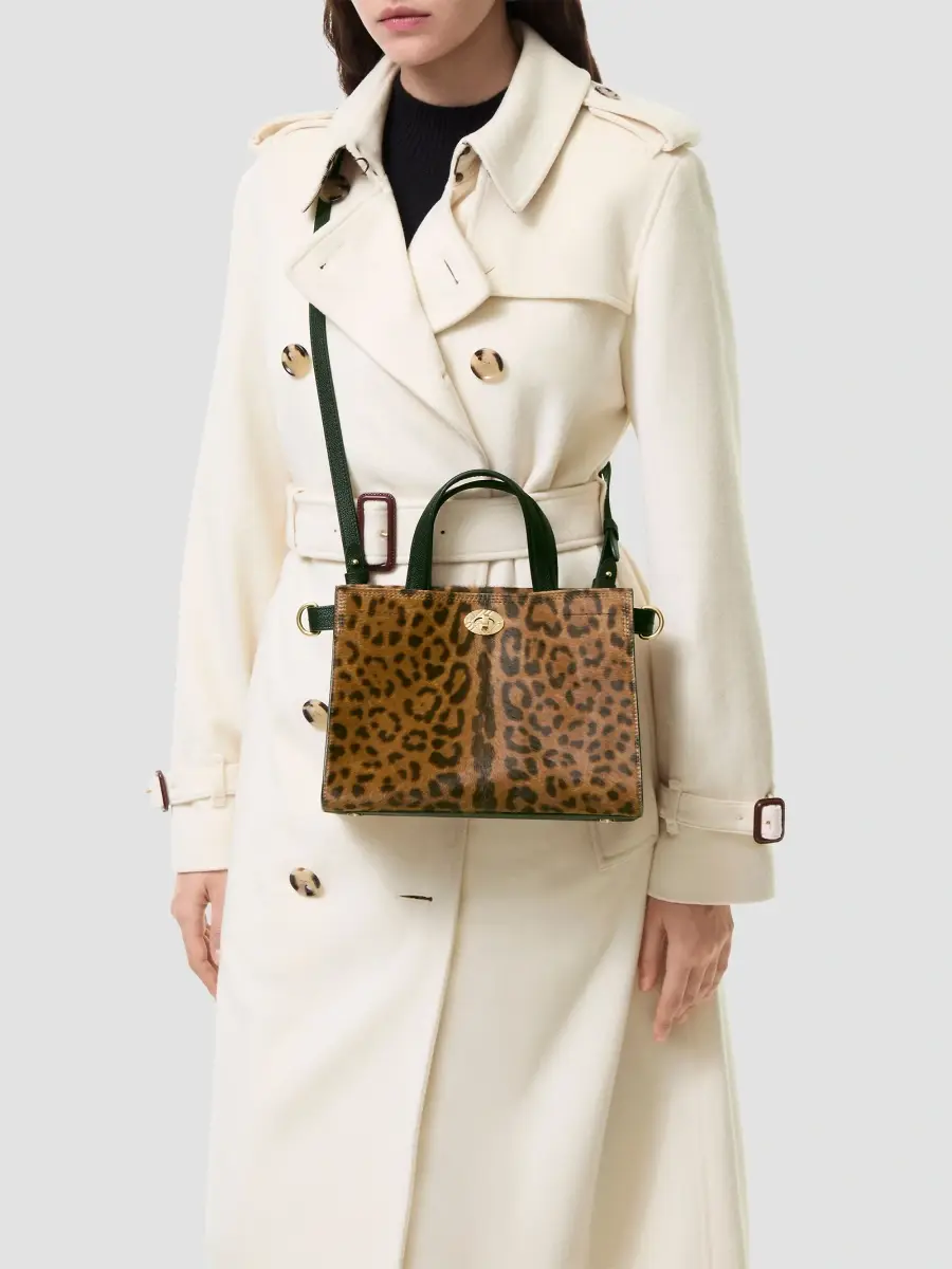 Burberry Women's Mini Cotswolds Leopard-Print Calf Hair Tote | Thumbnail 3 Burberry Women's Mini Cotswolds Leopard-Print Calf Hair Tote | Thumbnail 3
