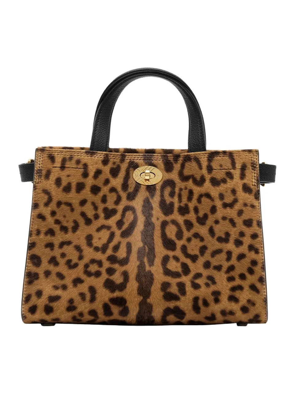 Burberry Women's Mini Cotswolds Leopard-Print Calf Hair Tote