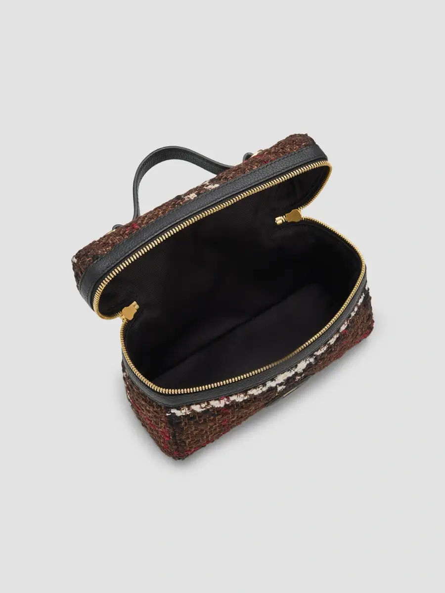 Burberry Women's Bouclé Check Vanity Bag | Thumbnail 4
