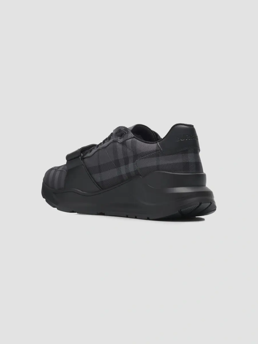 Burberry Men's Ramsey Check Low-Top Sneakers | Thumbnail 4